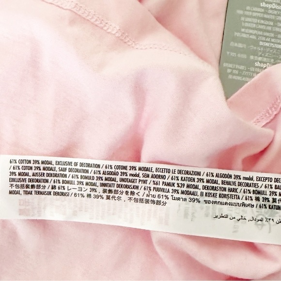 Disney Aurora Sleeping Beauty Long Sleeve Pink Shirt  Size Large - Picture 8 of 9